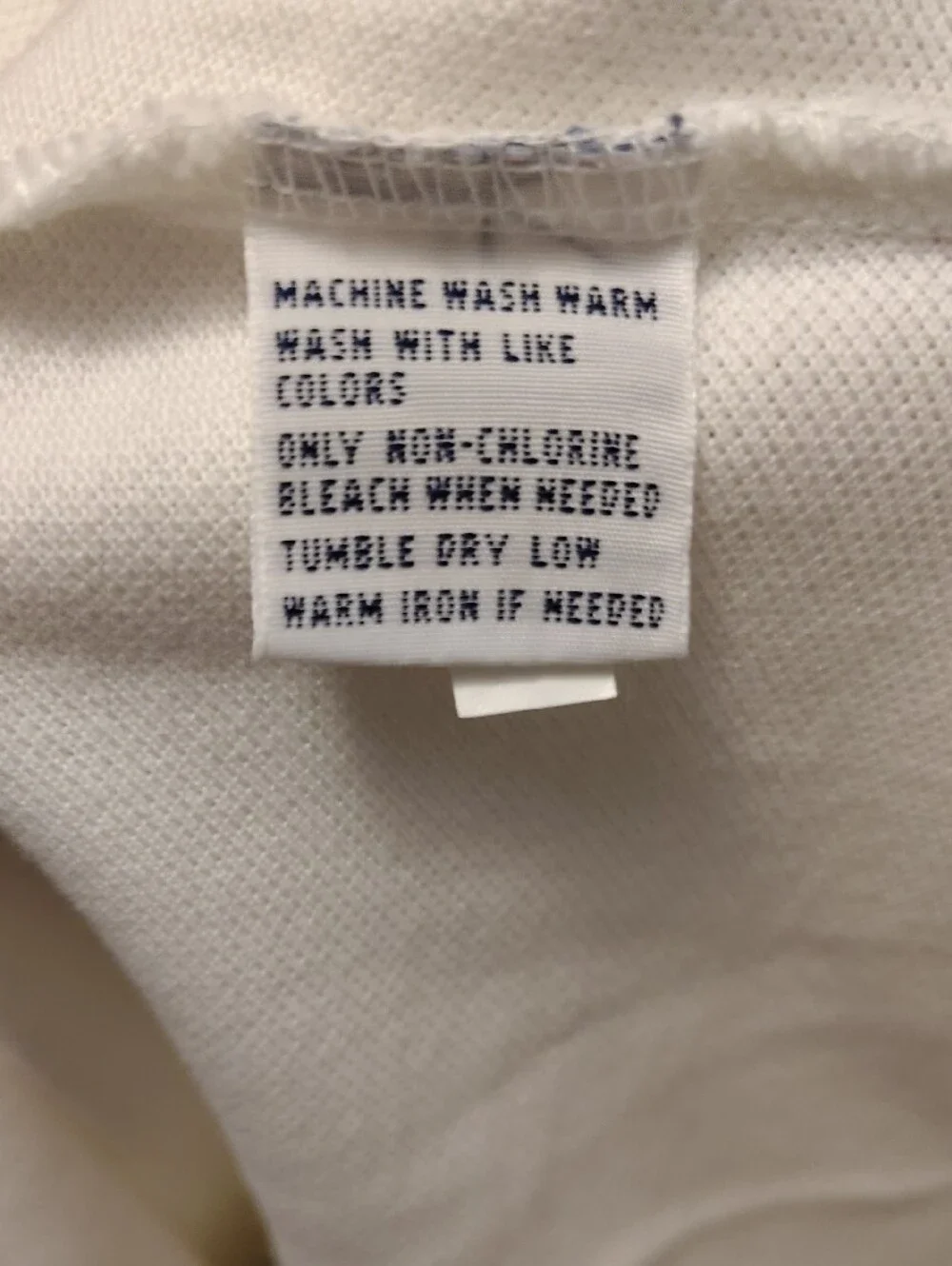 Ralph Lauren Men's Polo Shirt in Cream with Navy Pony